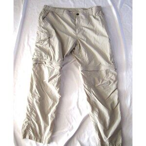 Men's Columbia Nylon Convertible Outdoor Cargo Pants Sz 40W x 30L (MP99)